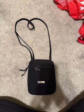 Quilted Crossbody Bag - Black